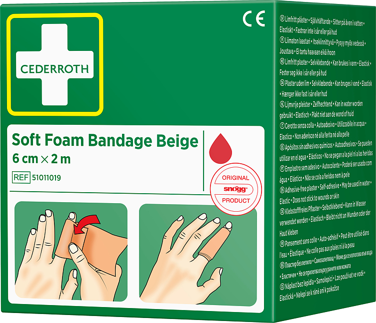Soft Foam Bandage Beige 2m Cederroth