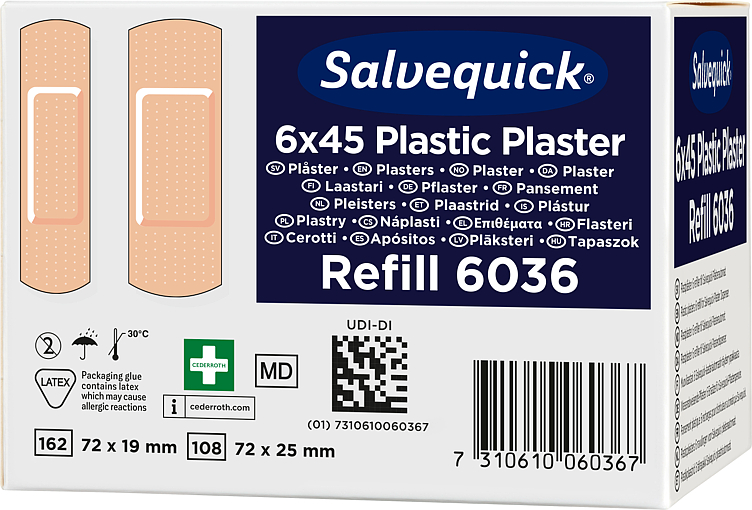 Plastplaster 6 Refill Salvequick