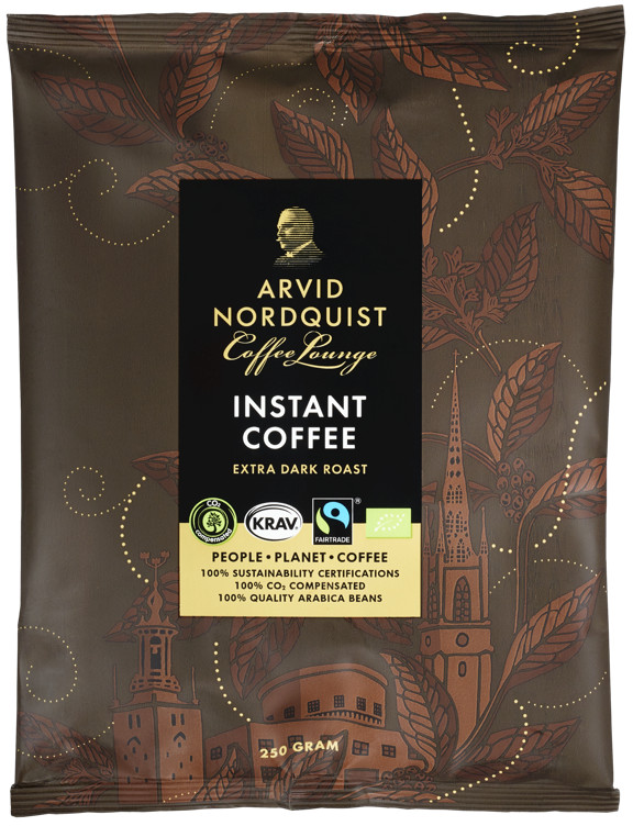 Arvid Nordquist Instant Coffee Extra Mørk 250g