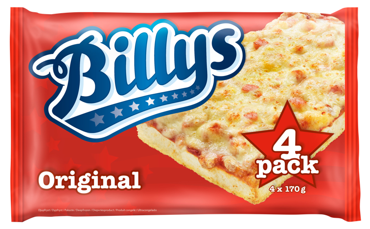 Billys Pan Pizza Original 4-pack