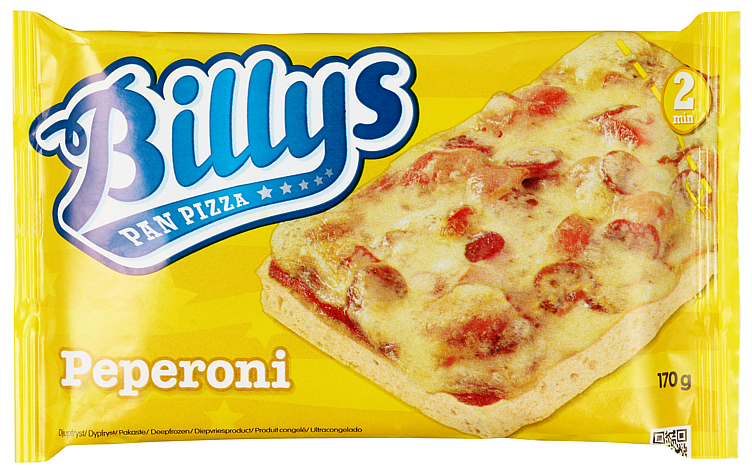 Billys Pan Pizza Pepperoni 170g Dafgård