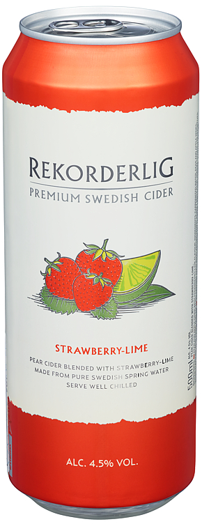 Rekorderlig Cider - Jordbær/lime 4.5%