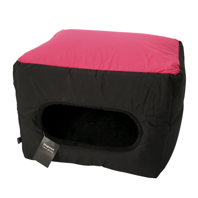 Seng Buddy 2 i 1 Svart/cerise 45x35x35cm