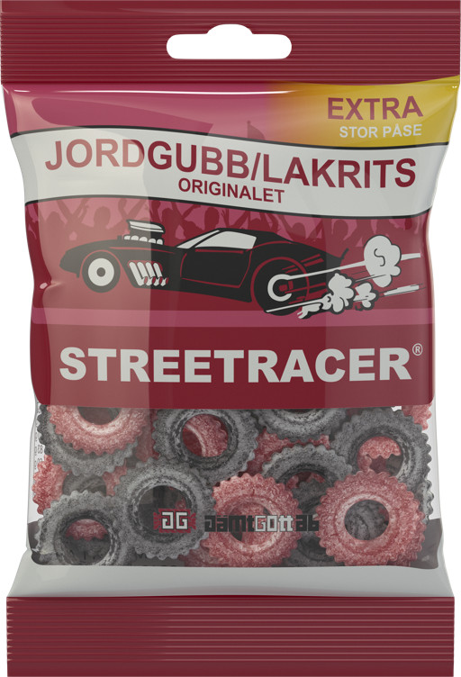 Streetracer Jordb/lakr 80g Candy P