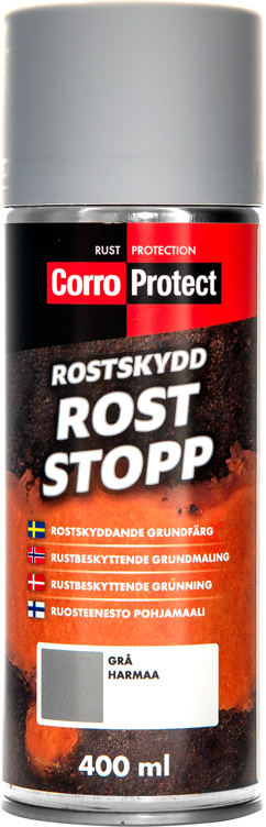 Rust Stopp Grå Grunning 400ml Corroprotect