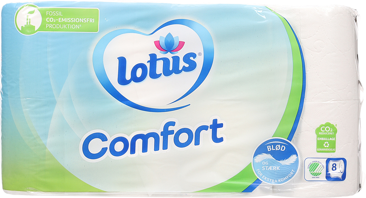 Bilde av Lotus Comfort Toalettpapir 8stk (sru) Ny