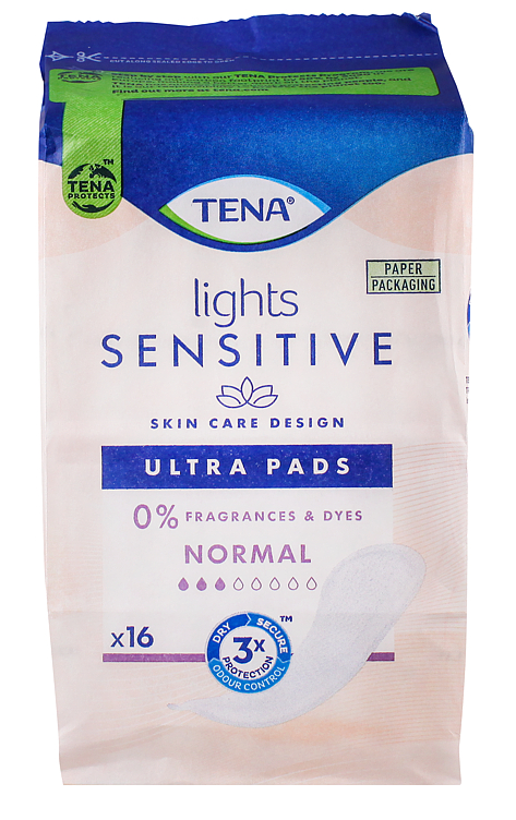 Tena Sensitive Ultra Normal 16 stk