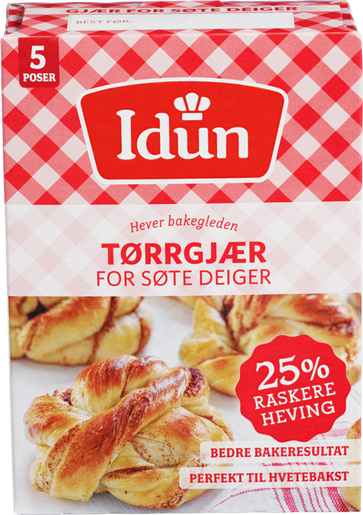 Idun Tørrgjær Søte Deiger 60g