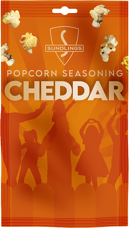 Popcornkrydda Cheddar - Pose 26g 16st