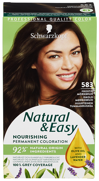Natural & Easy 583 Frostig Brun Hårfarge