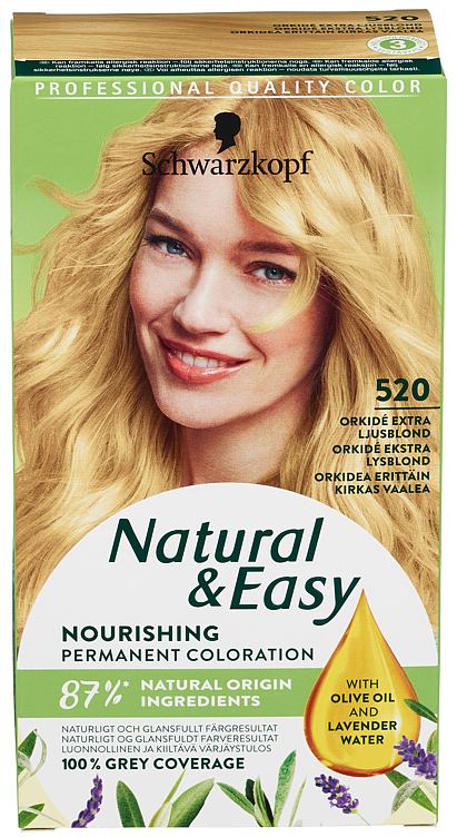 Natural & Easy 520 Orkidé Blond Hårfarge