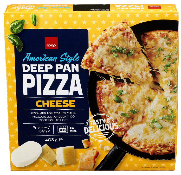 Deep Pan Cheese Pizza 403g