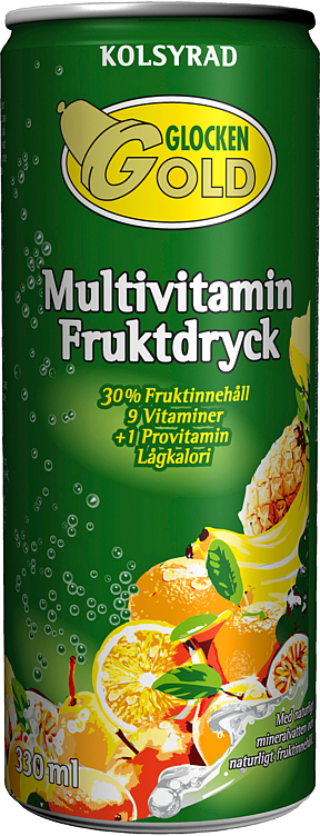 Multivitamin Fruktdrikk med Kullsyre