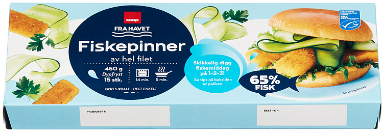 Fiskepinner Hel Filet