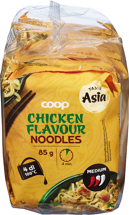 Instant Noodles Chicken Flavor 5-pack