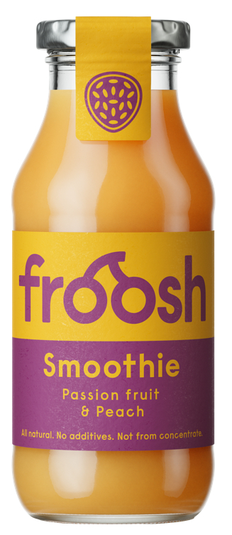 Froosh Fersken Pasjonsfrukt Smoothie 250ml