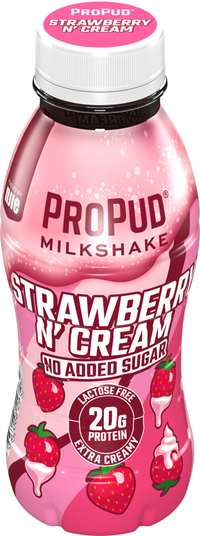 Bilde av Propud Milkshake Strawberry 33 cl