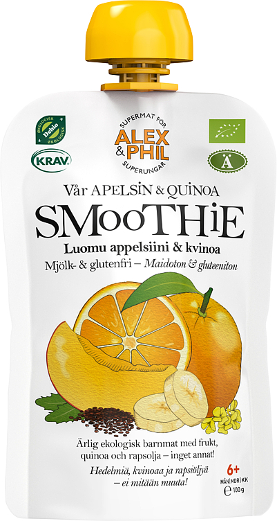 Vår Økologiske Appelsin- & Quinoasmoothie