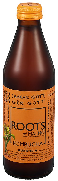 Roots Of Malmö, Økologisk Kombucha Gurkemeie