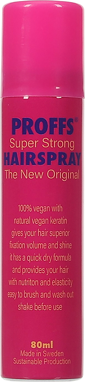 Proffs Super Strong Hairspray 80 ml