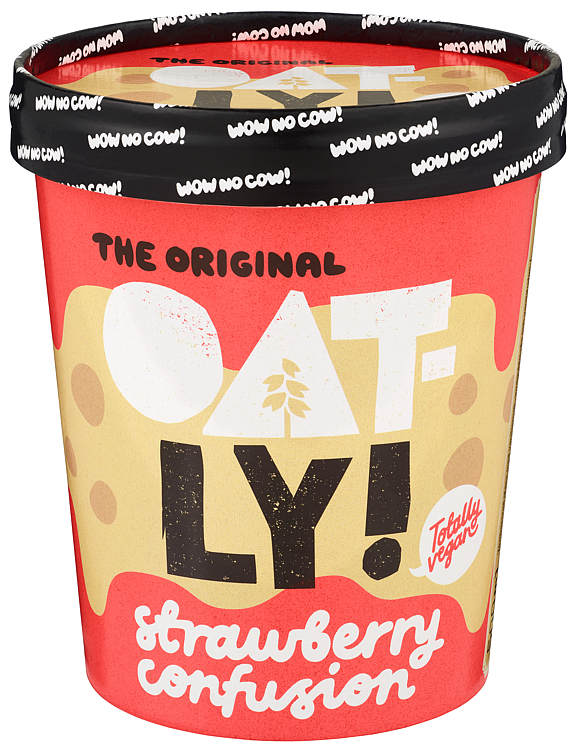 Strawberry Confusion Ice Cream Oatly