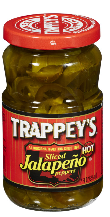 Trappeys Jalapeno Pepper Skivet 355ml