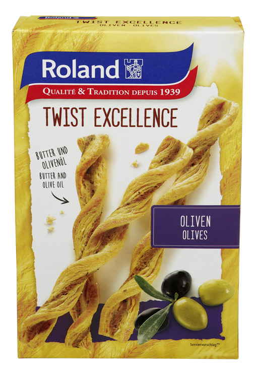 Brødpinner Oliven 100g Twist Excellence Roland