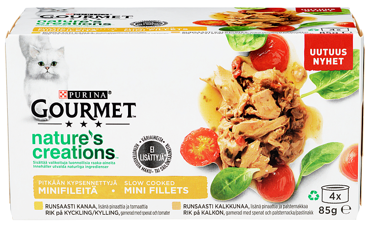 Bilde av Gourmet Nature's Creation Chicken 340g Purina