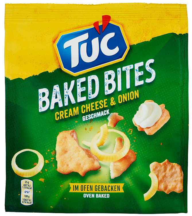 Tuc Baked Bites Cream Cheese & Onion 110g