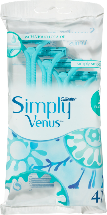 Bilde av Engangshøvel Simply Venus 2 4p Srp Gillette