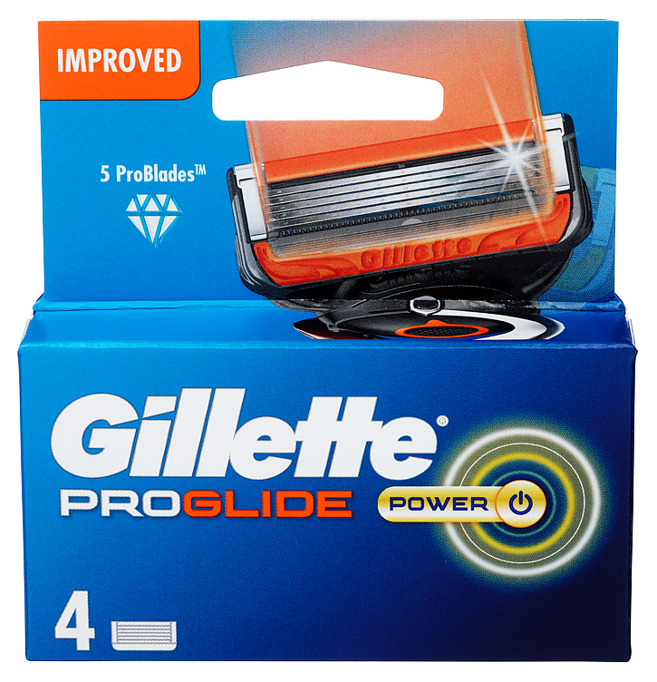 Barberblad Fusion5 Proglide Power 4pk.gillette