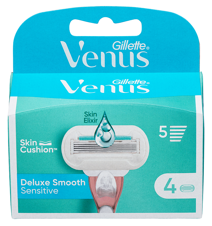 Barberblad Venus Deluxe Smooth Sensitive 4bl Gillette