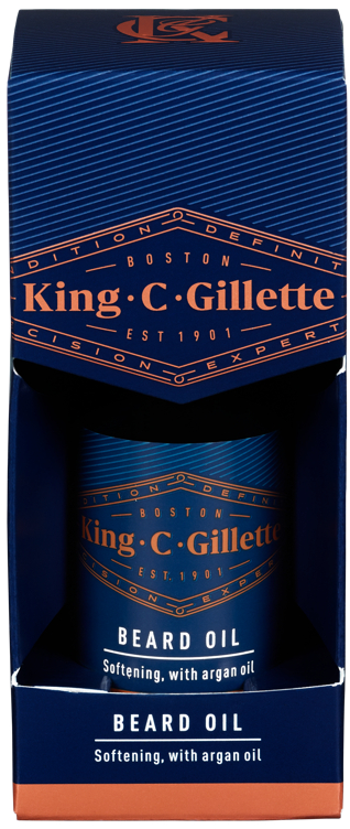 Bilde av Skjeggolje Beard Oil 30ml King C Gillette