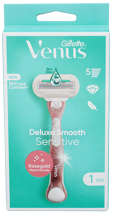 Barberhøvel Venus Deluxe Smooth Sensitive Gillette