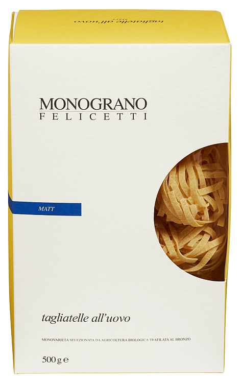 Tagliatelle med Egg Økologisk Monograno Felicetti 500g