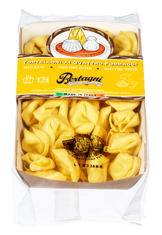 Bilde av Tortelloni m/Fire Oster 250g Bertagni