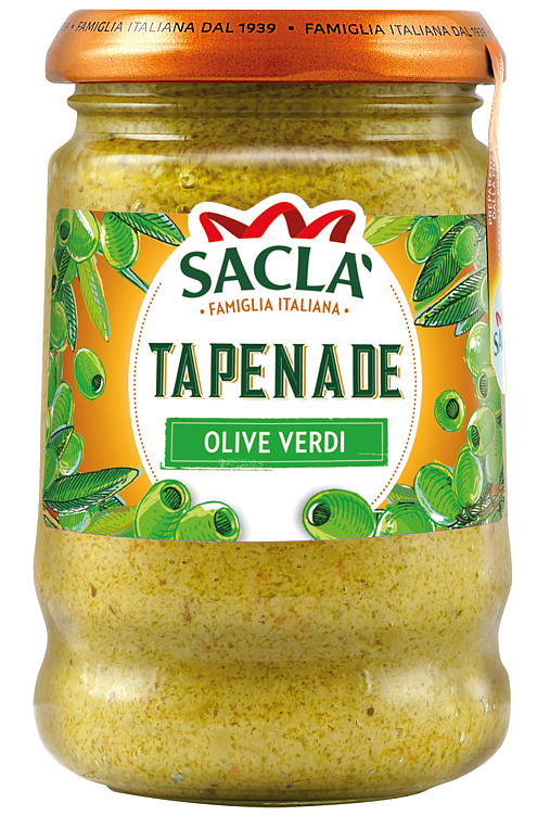 Tapenade Grønn Oliven 190g Sacla