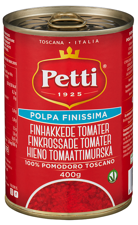 Tomater Finhakkede 400g 1/2 Pall