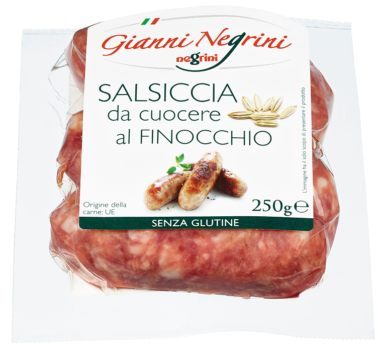 Salsiccia m/Fennikel 250g Negrini