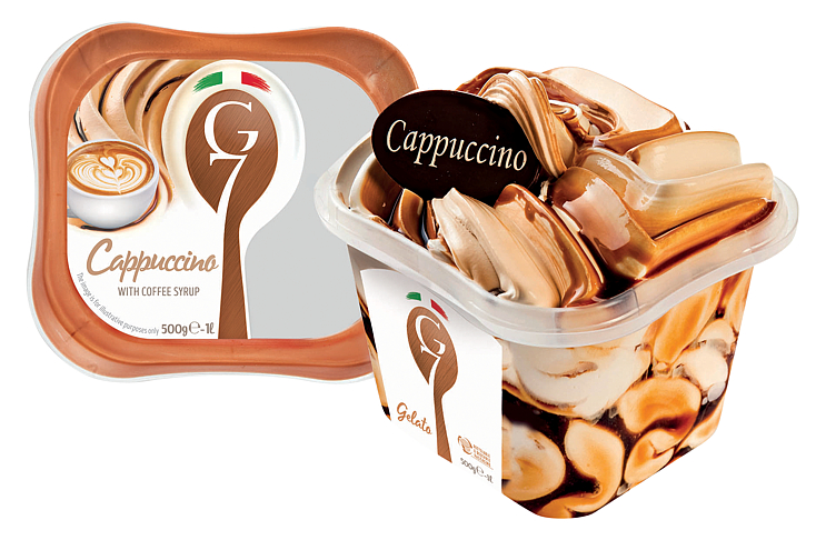 Cappuccino 1l G7 Ekte Italiensk Iskrem