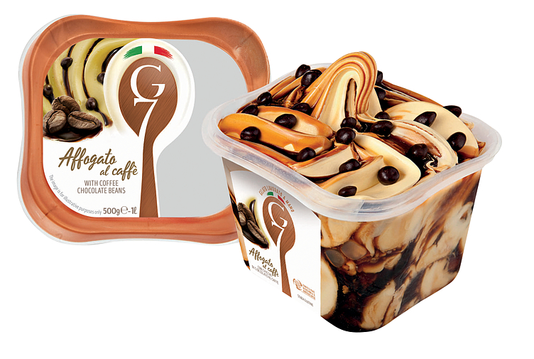 Affogato Al Caffe 1l G7 Ekte Italiensk Iskrem