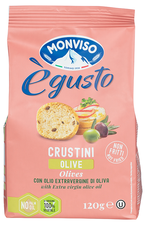 Crustini m/Oliven Panmonviso