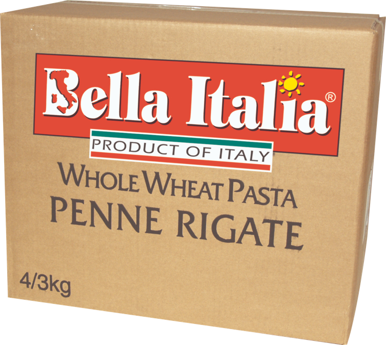 Bella Italia Penne Rig.fullkorn 4x3kg