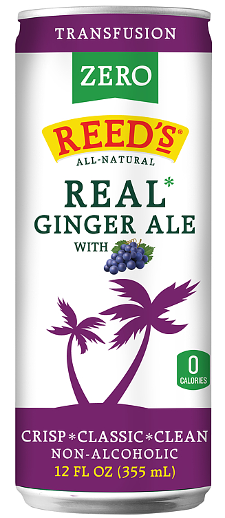 Reed's Zero Sugar Real Ginger Ale Transfusion Boks 355ml