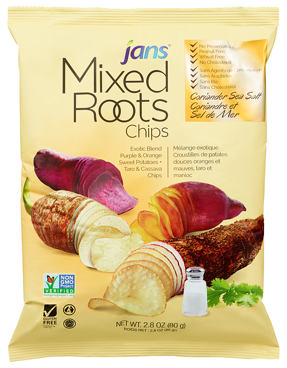 Jans Mixed Roots Chips Coriander Sea Salt