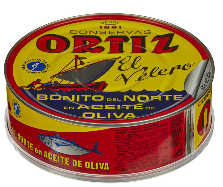 Hvit Tunfisk i Oliv.olje 600g Ortiz