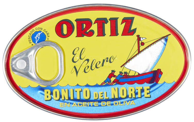 Hvit Tunfisk i Olivenolje 112g Ortiz