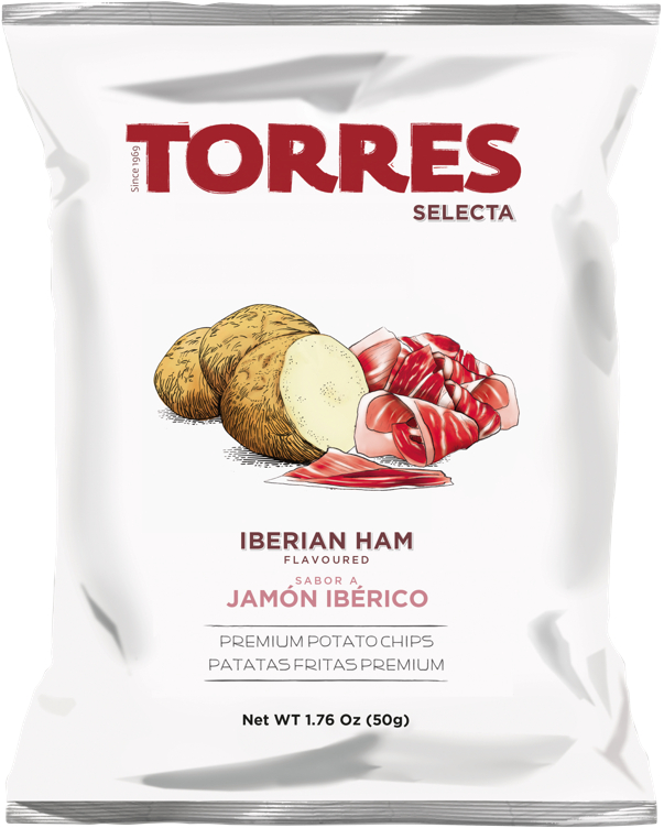Premium Potetchips Ibericosmak 50g Torres Spania