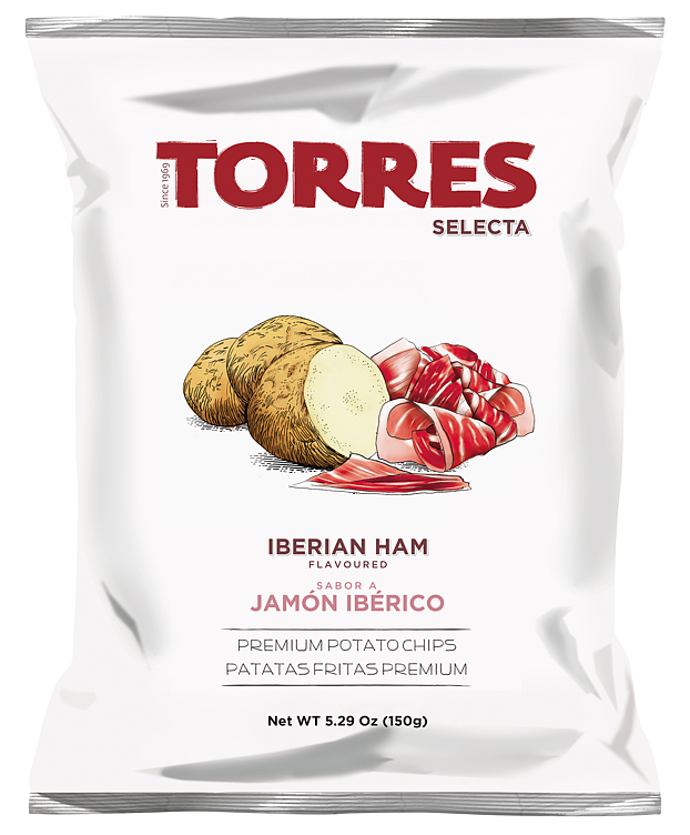 Premium Potetchips Ibericosmak 150g Torres Spania