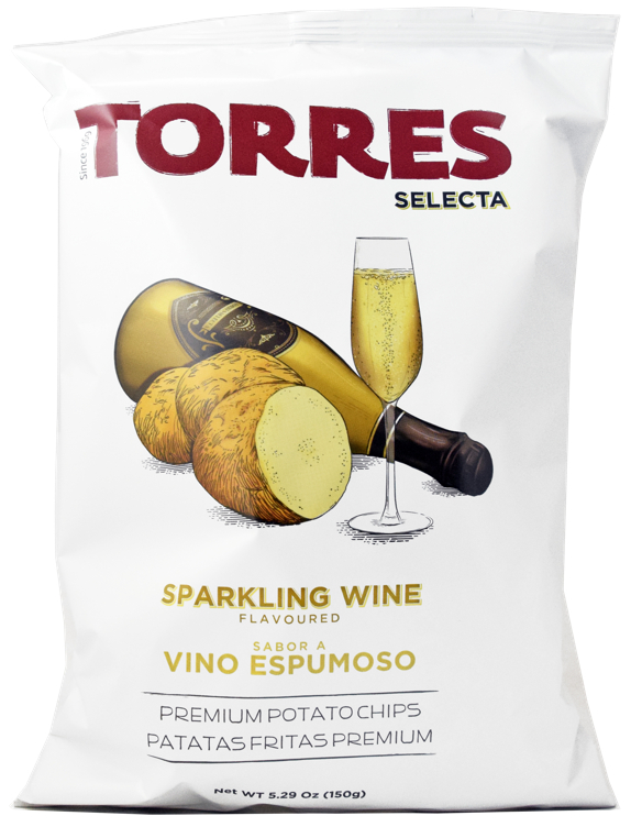 Premium Potetchips Musserende Vin 150g Torres Spania